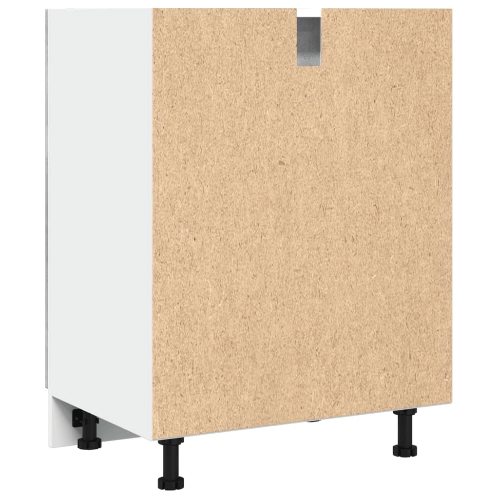 Armadio Inferiore Grigio Cemento 60x46x81,5cm Legno Multistrato 856073