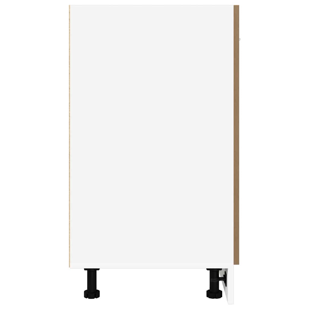 vidaXL Armadio Inferiore “Lyon” Rovere Artigianale 60x46x81,5 cm