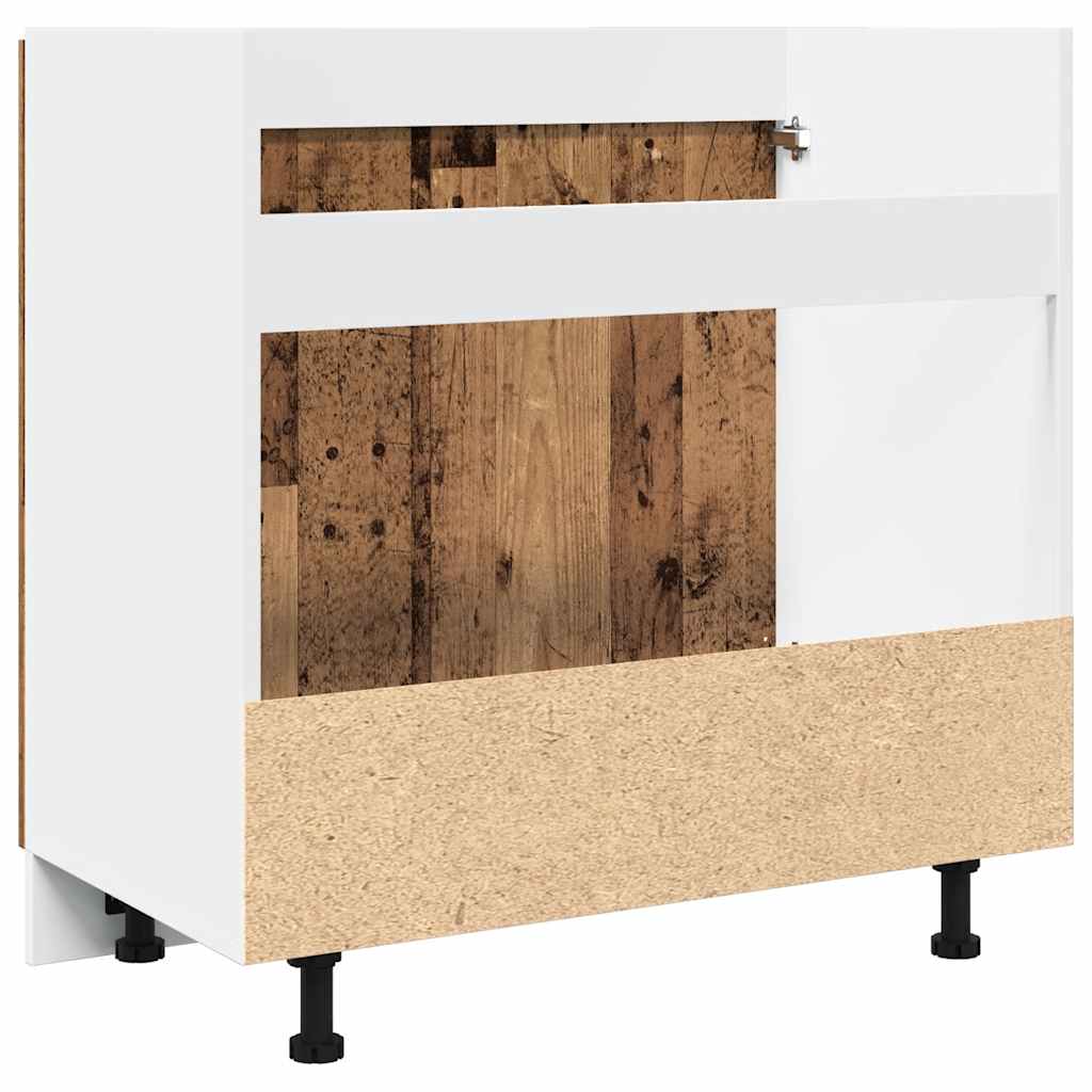 vidaXL Mobile Sottolavello “Lyon” Legno Antico 80x46x81,5cm