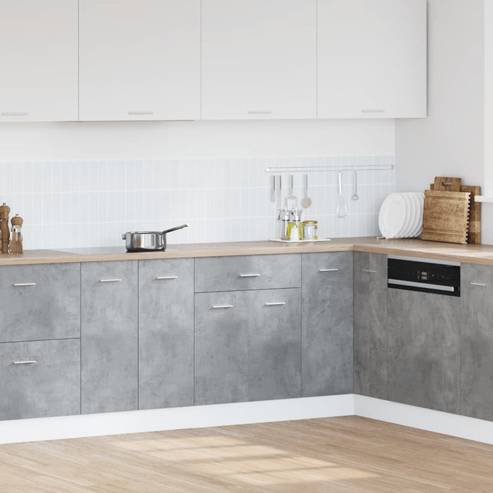 Armadio Inferiore Cassetto Grigio Cemento 60x46x81,5Multistrato 856088