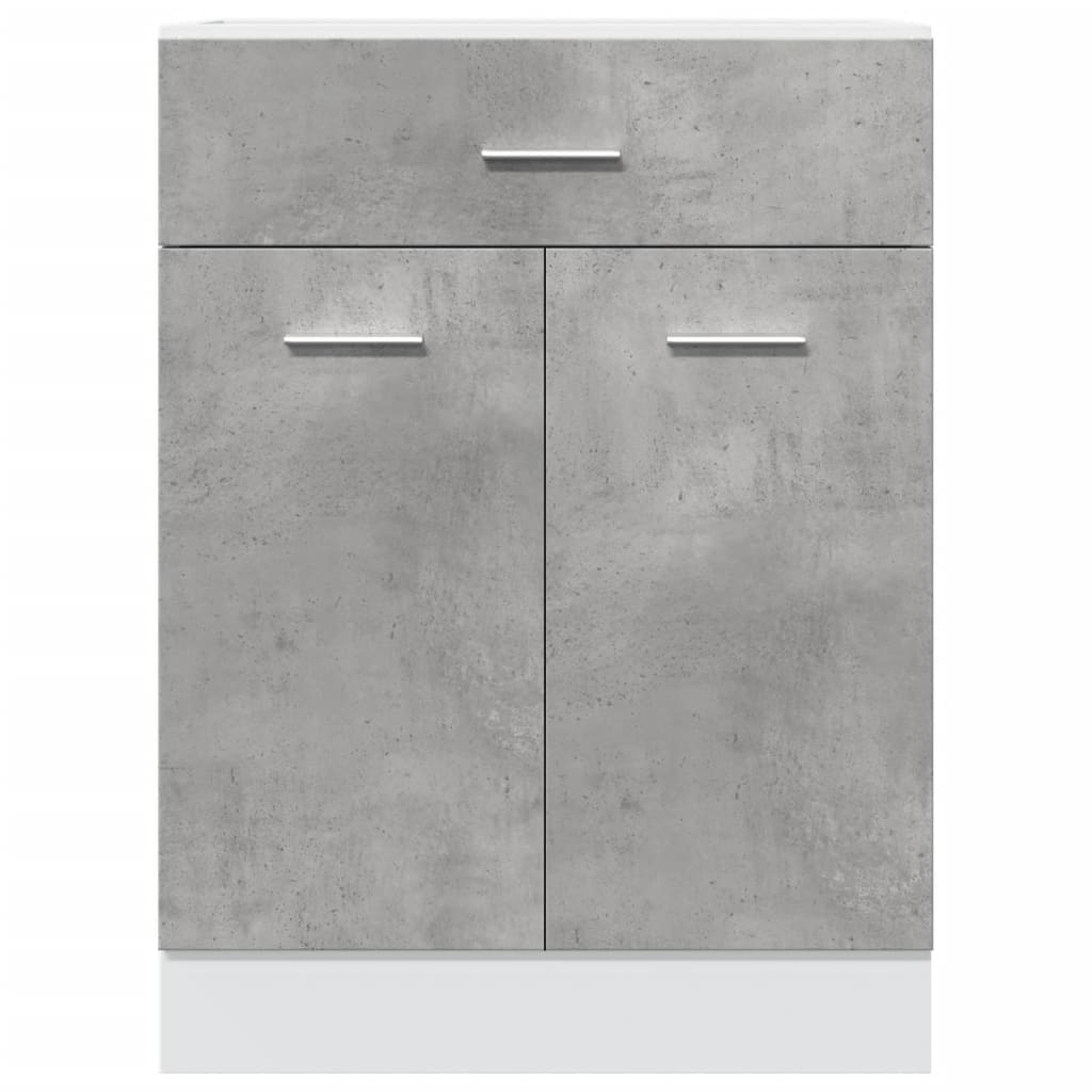 Armadio Inferiore Cassetto Grigio Cemento 60x46x81,5Multistrato 856088