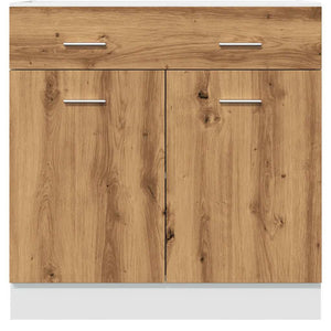 Cassettiera “Lyon” Rovere Artigianale 80x46x81,5 cm 856093