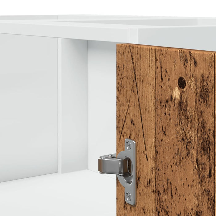 vidaXL Armadietto Cucina “Lyon” Legno Antico 75,5x75,5x81,5 cm