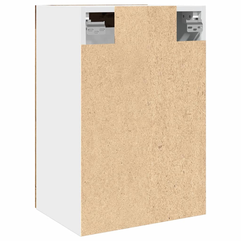 Mobile Pensile “Lyon” Vetro Legno Antico 40x31x60 cm 856098