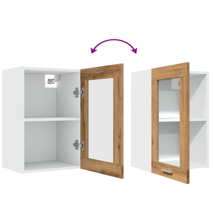 Pensile Vetro “Lyon” Rovere Artigianale 40x31x60 cm 856099