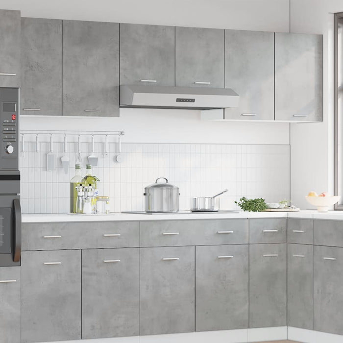 Mobile Pensile “Lyon” Grigio Cemento 80x31x60 cm 856109