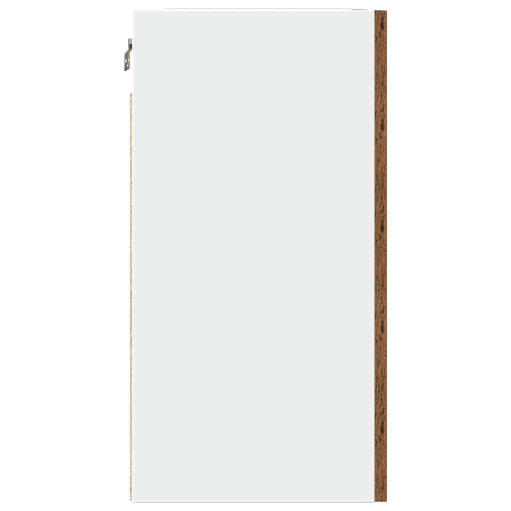 vidaXL Mobili Pensili “Lyon” 2 pz Legno Antico 50x31x60 cm