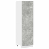 Mobile per Frigo “Lyon” Grigio Cemento 60x57x207 cm 856124
