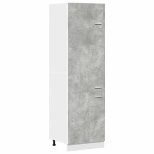 Mobile per Frigo “Lyon” Grigio Cemento 60x57x207 cm 856124