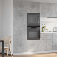Mobile per Frigo “Lyon” Grigio Cemento 60x57x207 cm 856124