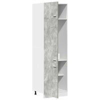 Mobile per Frigo “Lyon” Grigio Cemento 60x57x207 cm 856124