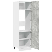 Mobile per Frigo “Lyon” Grigio Cemento 60x57x207 cm 856124