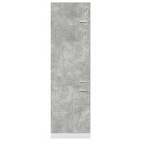 Mobile per Frigo “Lyon” Grigio Cemento 60x57x207 cm 856124