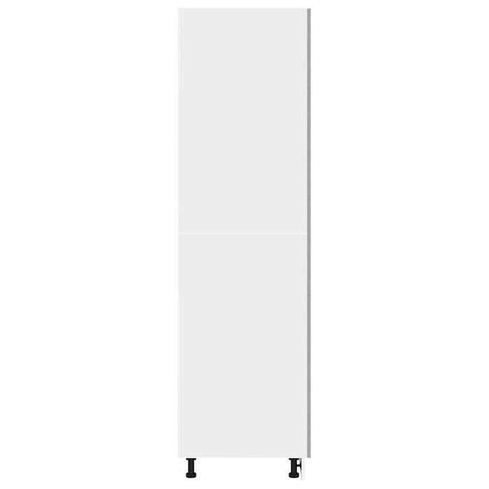 vidaXL Mobile per Frigo “Lyon” Grigio Cemento 60x57x207 cm