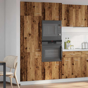 vidaXL Armadio per Frigo “Lyon” Legno Antico 60x57x207 cm
