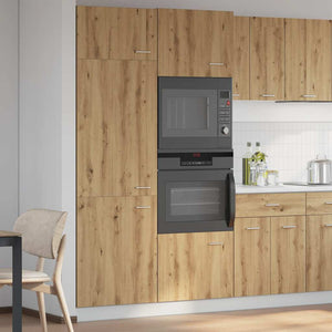 vidaXL Mobile per Frigo “Lyon” Rovere Artigianale 60x57x207 cm