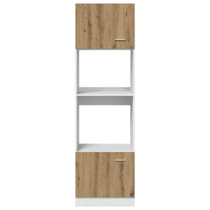 Mobile Microonde Rovere Artigianale 60x57x207 cm in Truciolato 856129