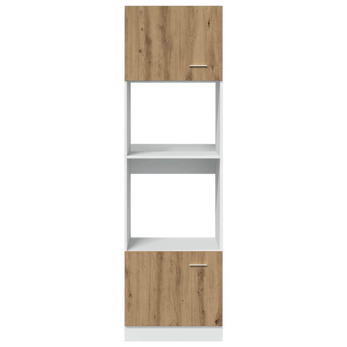 Mobile Microonde Rovere Artigianale 60x57x207 cm in Truciolato 856129