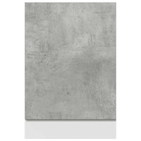vidaXL Pannello Lavastoviglie “Lyon” Grigio Cemento 45x3x67 cm