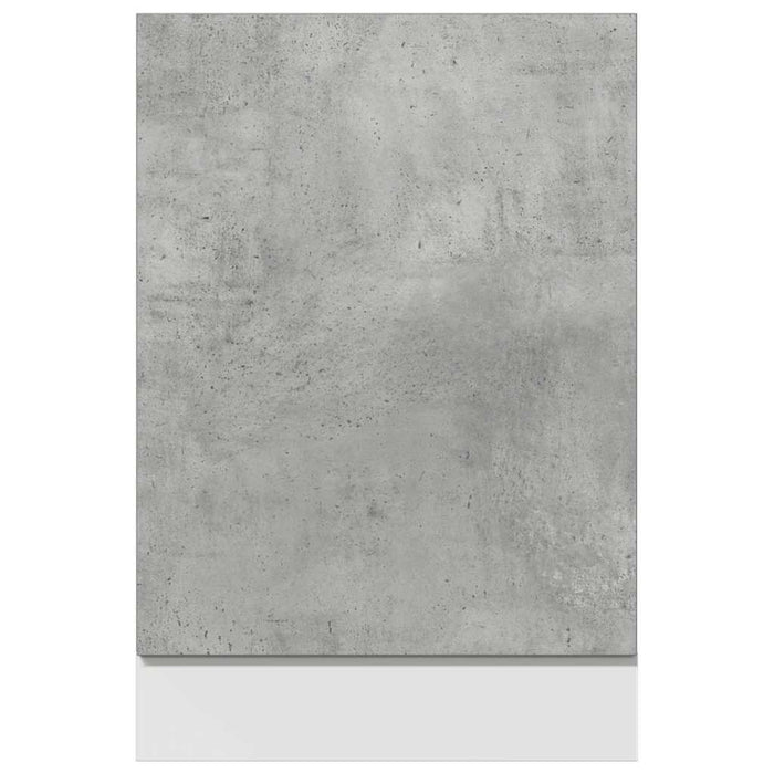 vidaXL Pannello Lavastoviglie “Lyon” Grigio Cemento 45x3x67 cm