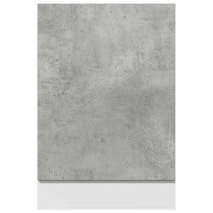 Pannello Lavastoviglie “Lyon” Grigio Cemento 45x3x67 cm 856130