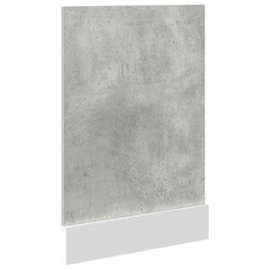 Pannello Lavastoviglie “Lyon” Grigio Cemento 45x3x67 cm 856130