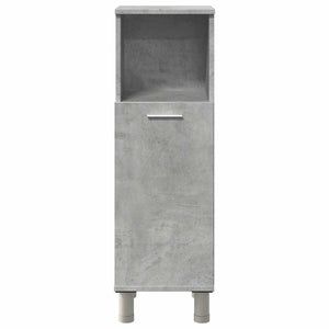 Mobile da Bagno Grigio Cemento 30x30x95 cm in Legno Multistrato 856136