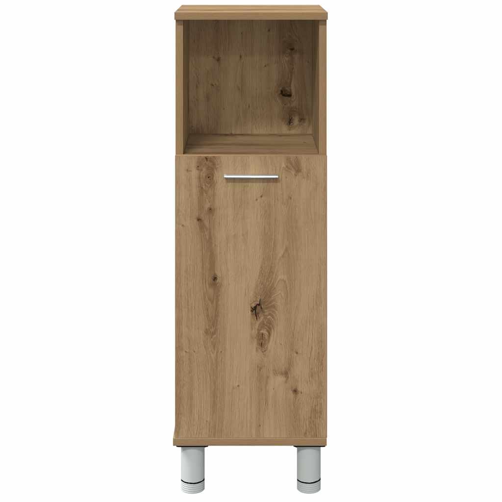 vidaXL Armadietto Bagno Artigianale 30x30x95 cm in Legno Multistrato