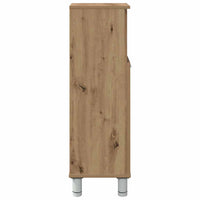 vidaXL Armadietto Bagno Artigianale 30x30x95 cm in Legno Multistrato