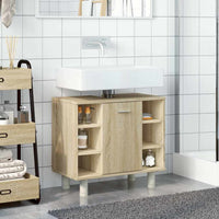 Mobile da Bagno Rovere Sonoma 60x32x53,5cm in Legno Multistrato 856142