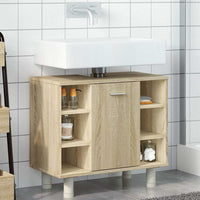 Mobile da Bagno Rovere Sonoma 60x32x53,5cm in Legno Multistrato 856142