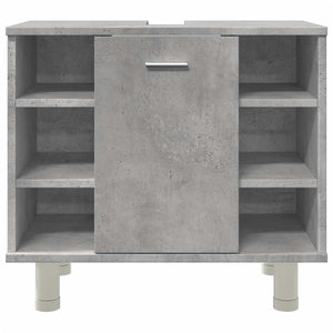 Mobile da Bagno Grigio Cemento 60x32x53,5 cm Legno Multistrato