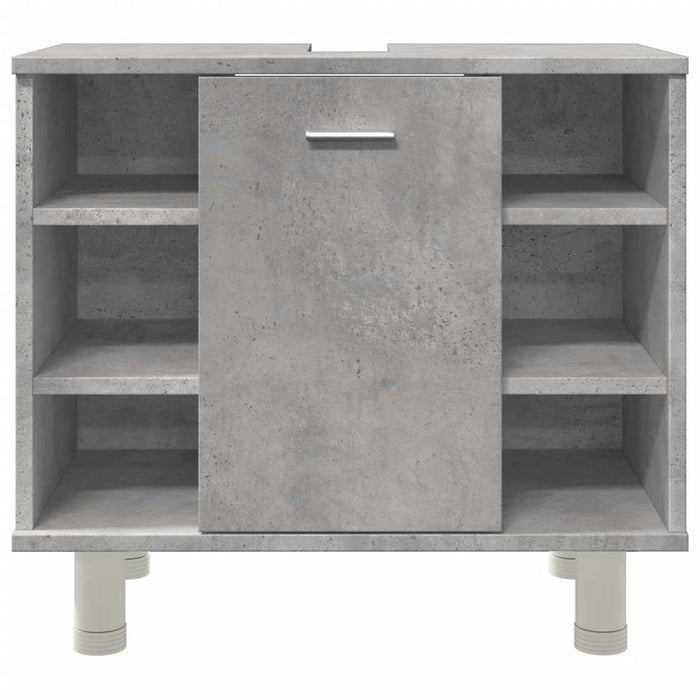 Mobile da Bagno Grigio Cemento 60x32x53,5 cm Legno Multistrato 856143