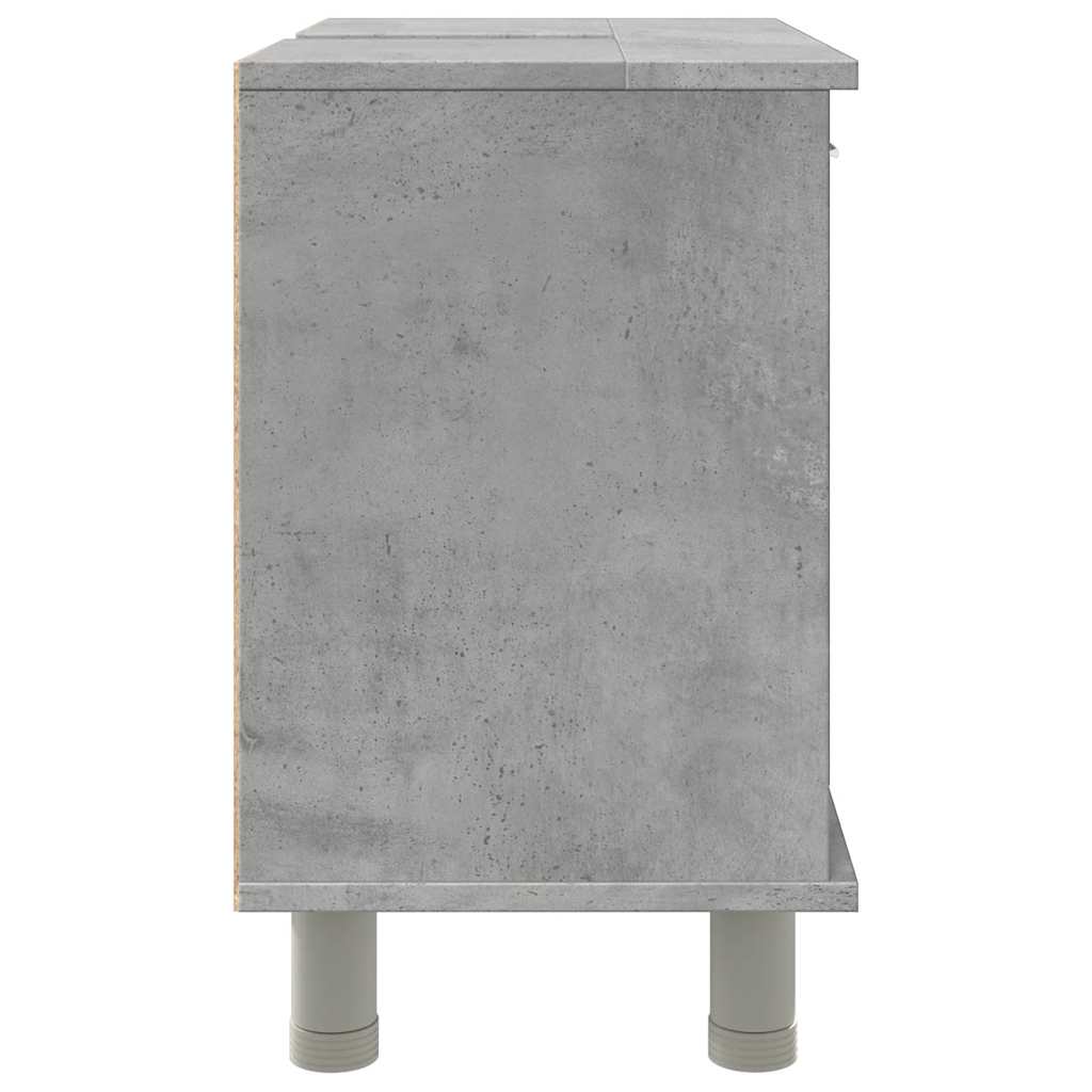 Mobile da Bagno Grigio Cemento 60x32x53,5 cm Legno Multistrato