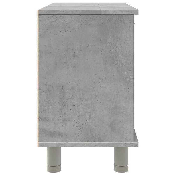Mobile da Bagno Grigio Cemento 60x32x53,5 cm Legno Multistrato