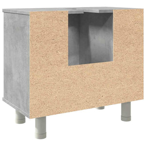 Mobile da Bagno Grigio Cemento 60x32x53,5 cm Legno Multistrato 856143