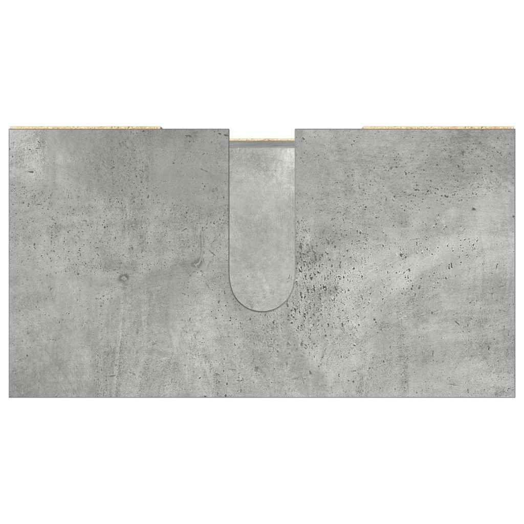 Mobile da Bagno Grigio Cemento 60x32x53,5 cm Legno Multistrato 856143