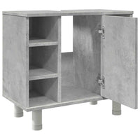Mobile da Bagno Grigio Cemento 60x32x53,5 cm Legno Multistrato 856143