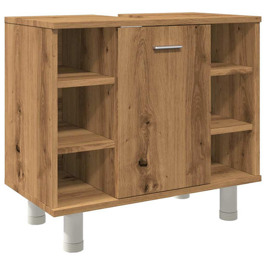 vidaXL Armadietto Bagno Artigianale 60x32x53,5 cm Legno Multistrato