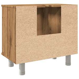 vidaXL Armadietto Bagno Artigianale 60x32x53,5 cm Legno Multistrato