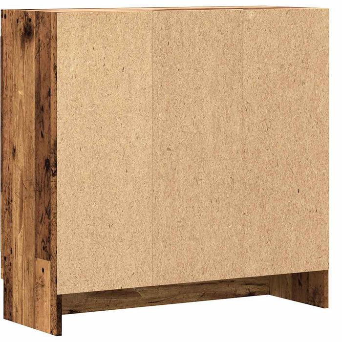 vidaXL Libreria Legno Antico 82,5x30,5x80 cm in Truciolato