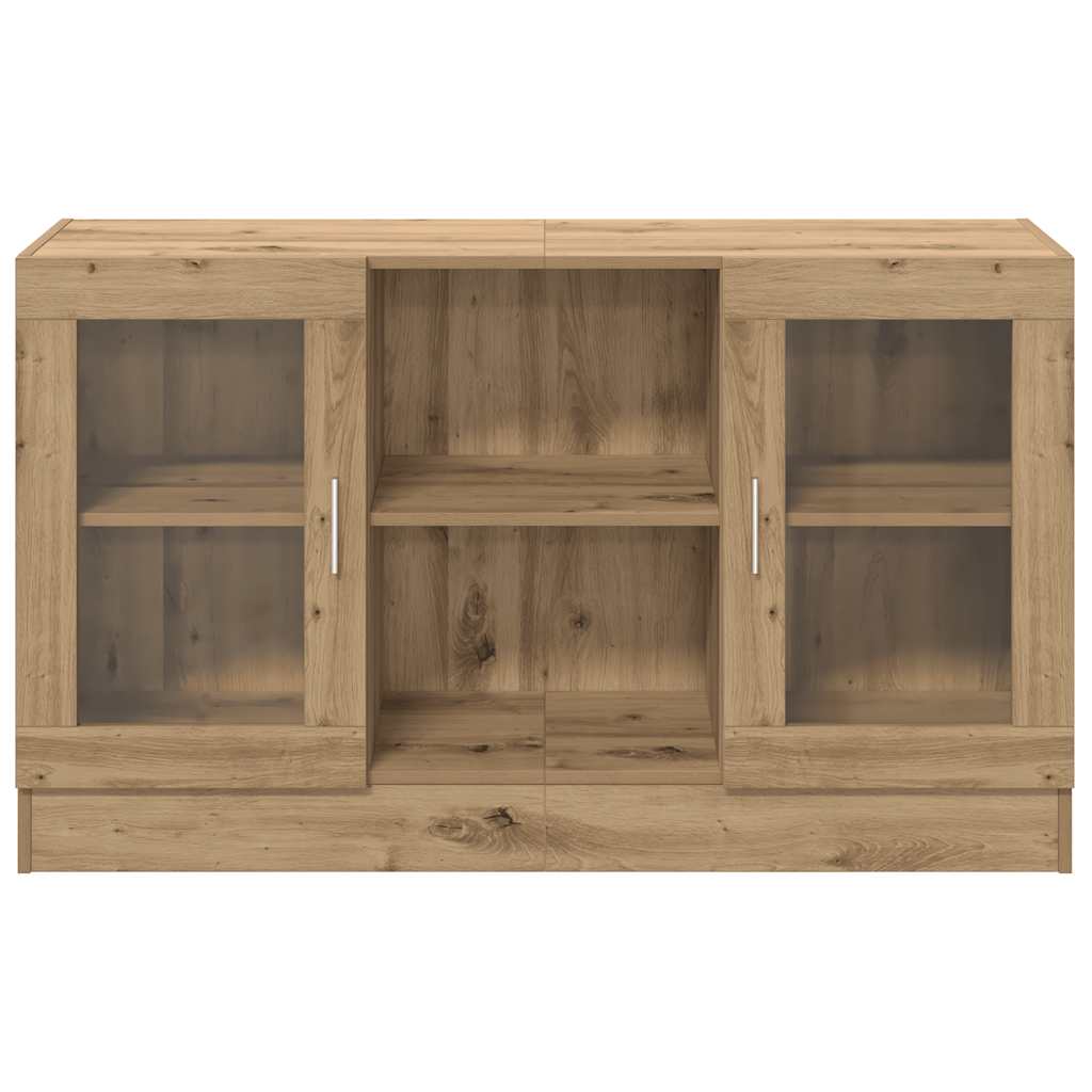 Credenza Rovere Artigianale 120x30,5x70 cm in Truciolato 856165