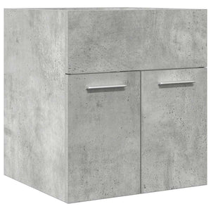 Mobile Lavabo Bagno Grigio Cemento 41x38,5x46 cm in Truciolato 856204