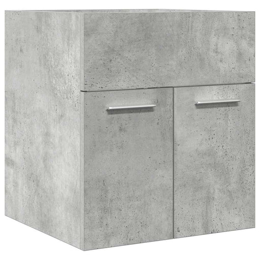Mobile Lavabo Bagno Grigio Cemento 41x38,5x46 cm in Truciolato 856204