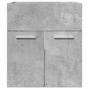 Mobile Lavabo Bagno Grigio Cemento 41x38,5x46 cm in Truciolato 856204