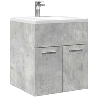 Mobile Lavabo Bagno Grigio Cemento 41x38,5x46 cm in Truciolato 856204