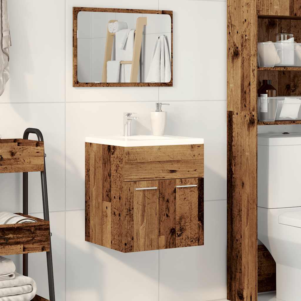 Mobile da Bagno Legno Antico 41x38,5x46 cm in Truciolato 856205