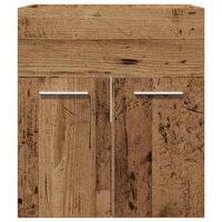 Mobile da Bagno Legno Antico 41x38,5x46 cm in Truciolato