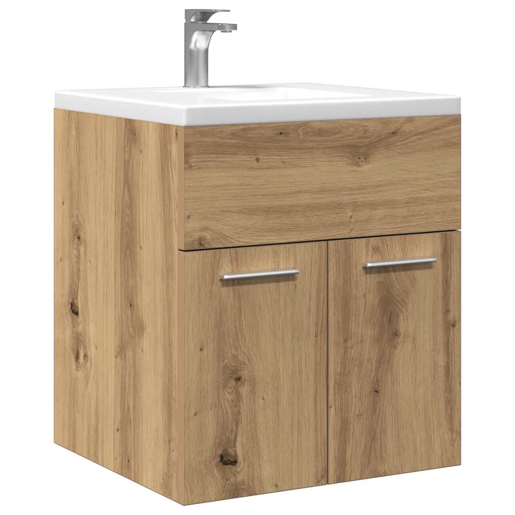 Mobile Lavabo Bagno Artigianale 41x38,5x46 cm in Truciolato