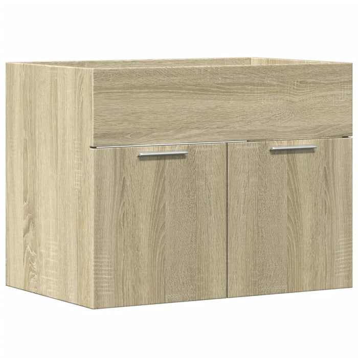 Mobile Sottolavabo Rovere Sonoma 60x38,5x46cm Legno Multistrato